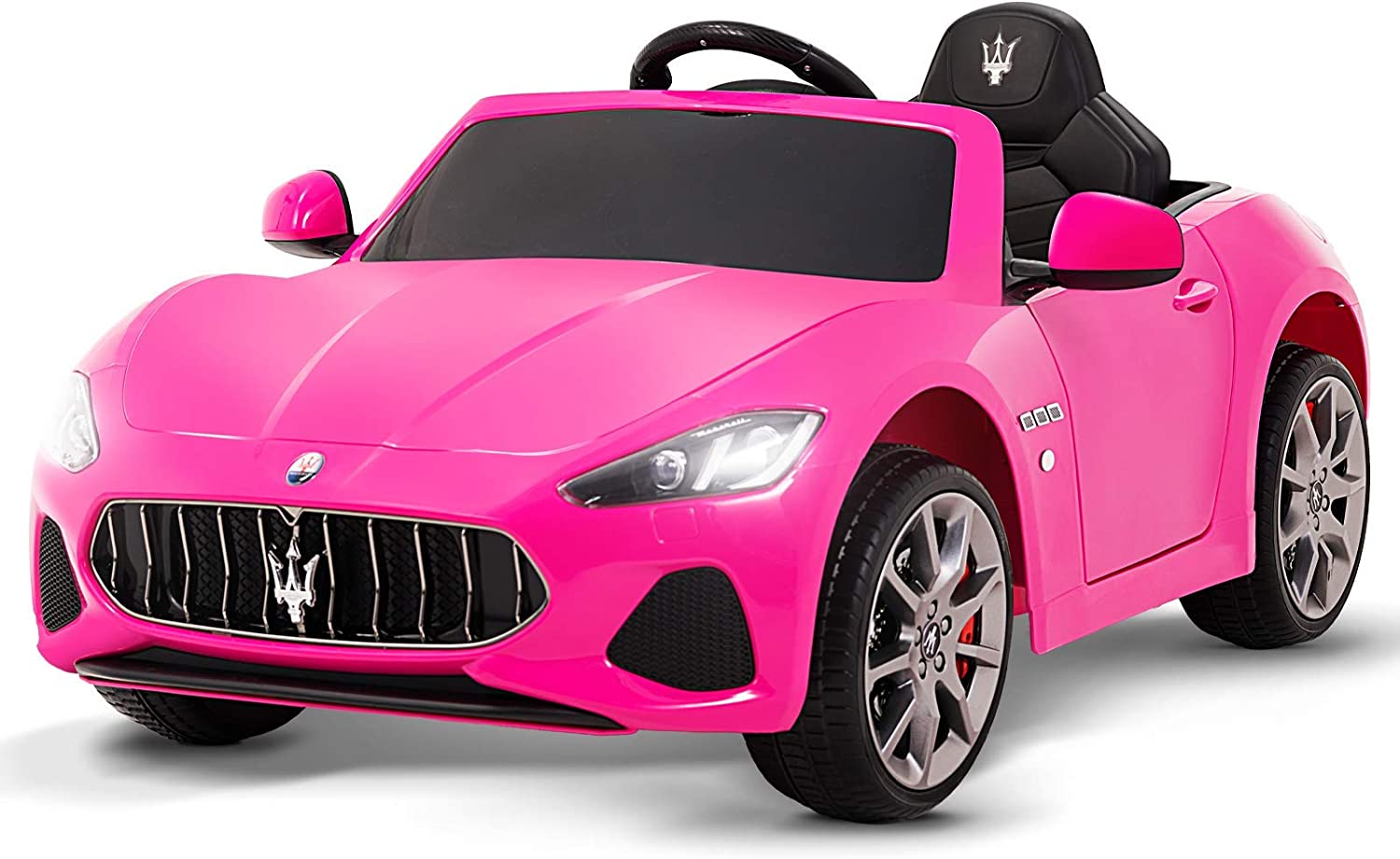 pink Maserati ride on car for girls