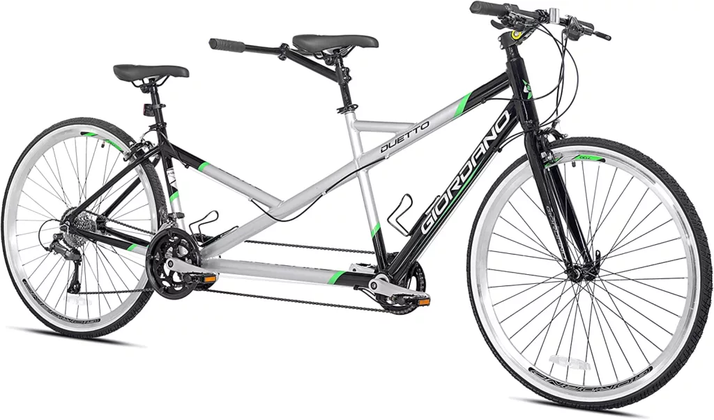 Tandem Bikes for Sale - 6 Best Tandem Bikes in 2023 2 Giordano Duetto tandem bicycle with medium-large aluminum frame