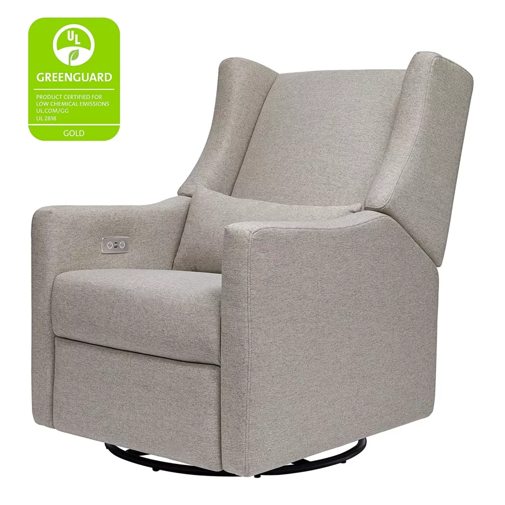 Best Swivel Recliner Chairs in 2023 - Reviews and Buying Guide 1 Babyletto Kiwi Electronic Power Recliner Swivel Glider