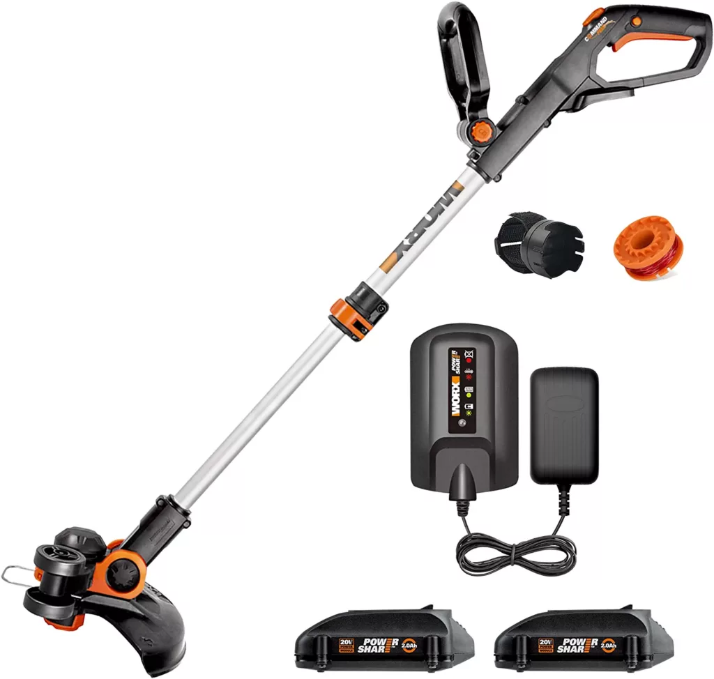 Best Electric Weed Eater & String Trimmer in 2023 4 Worx WG163 GT 20V Cordless String Trimmer Edger