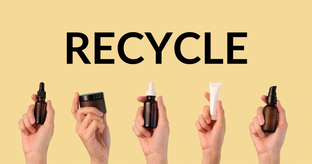 recycling and clean beauty efforts by bareMinerals