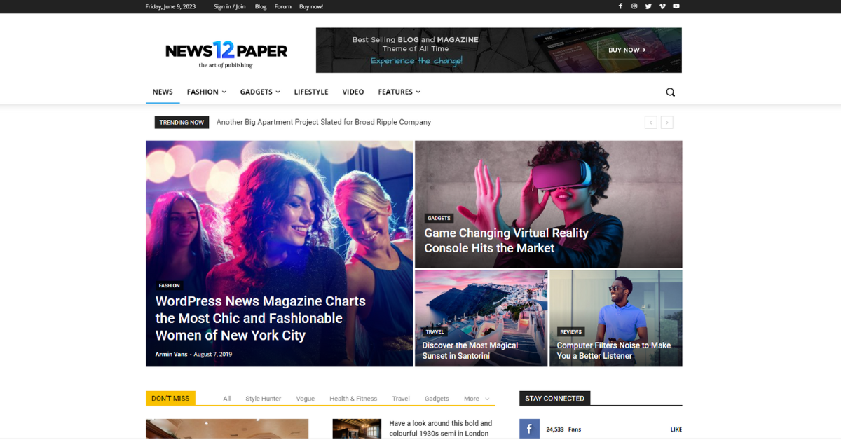steps to install the newspaper theme in wordpress